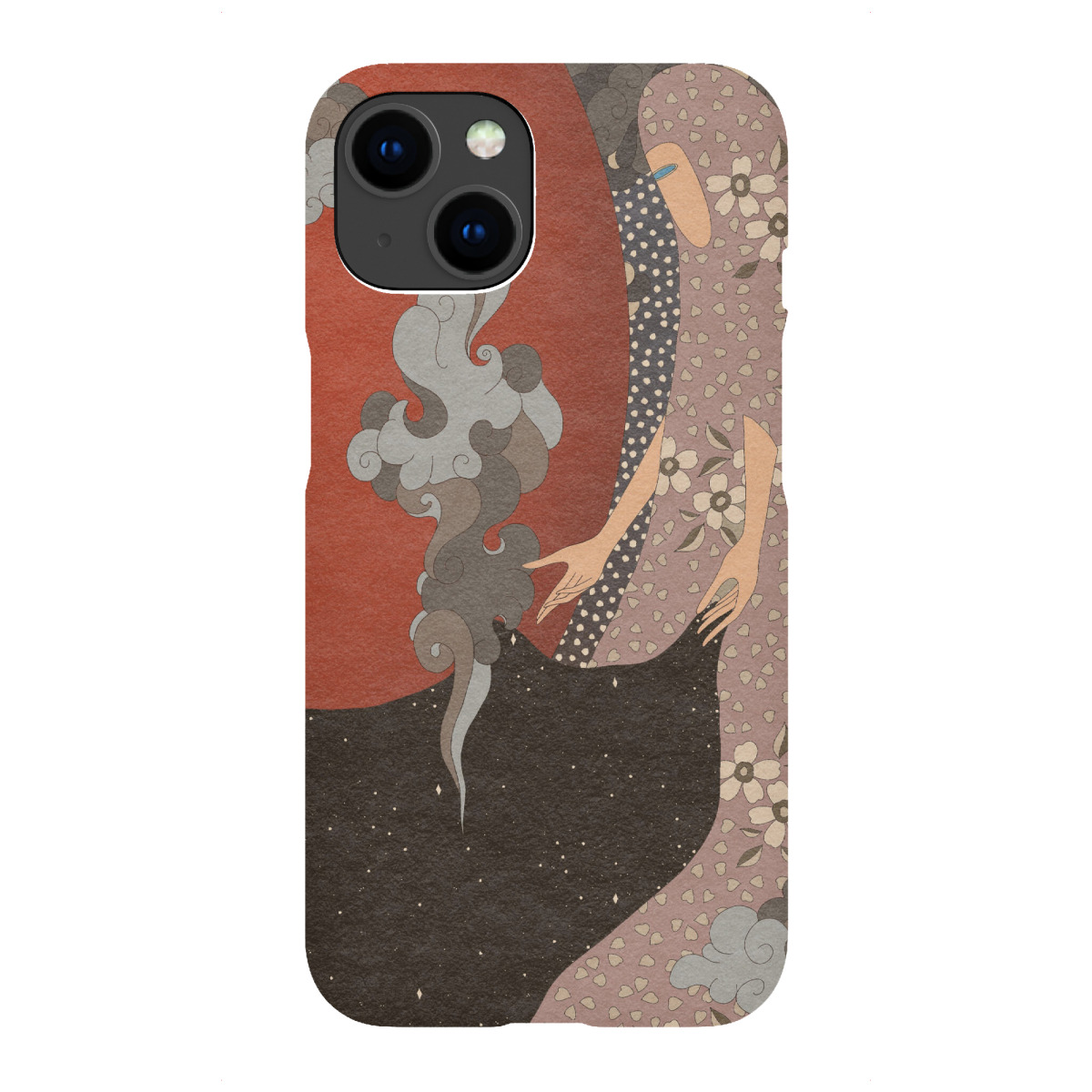 "Pink Priest - Unwrapping Clouds"für iPhone - Premium-Case Handyhülle artboxONE