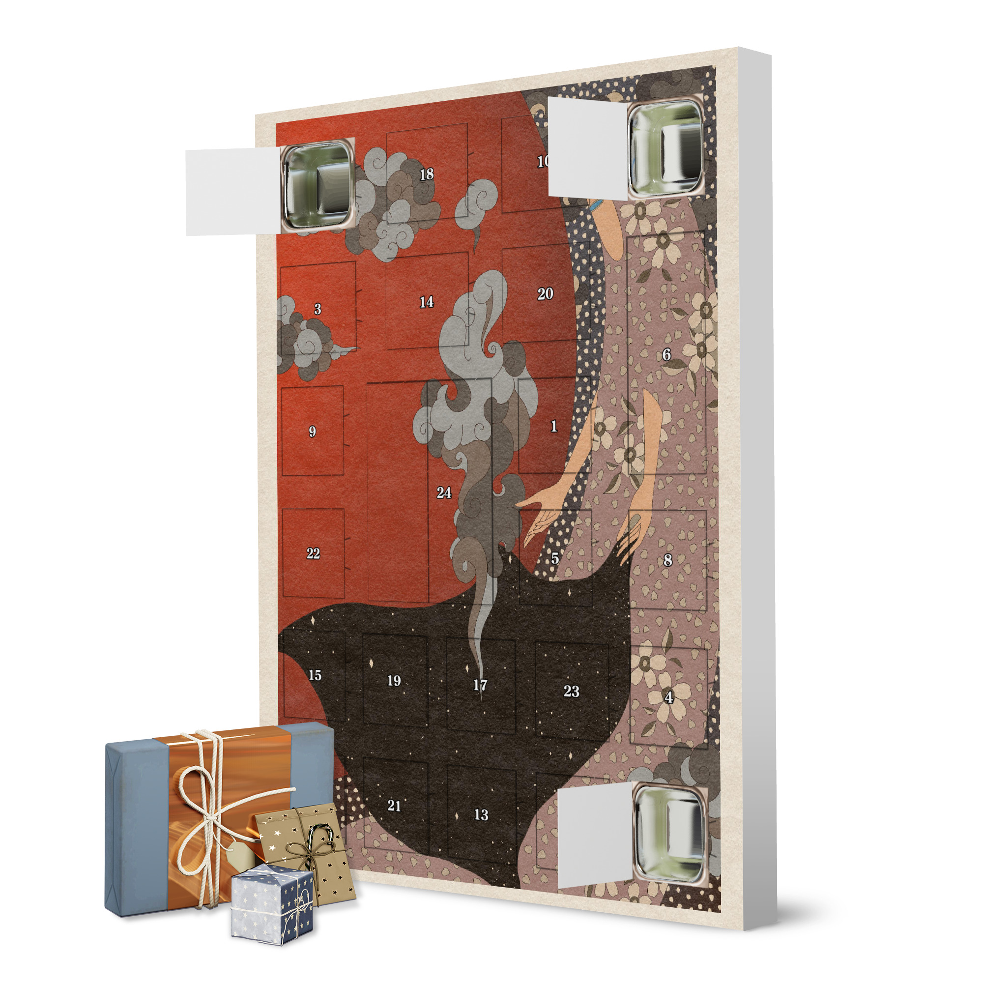 Adventskalender zum Selbstbefüllen Pink Priest - Unwrapping Clouds artboxONE Adventskalender Menschen