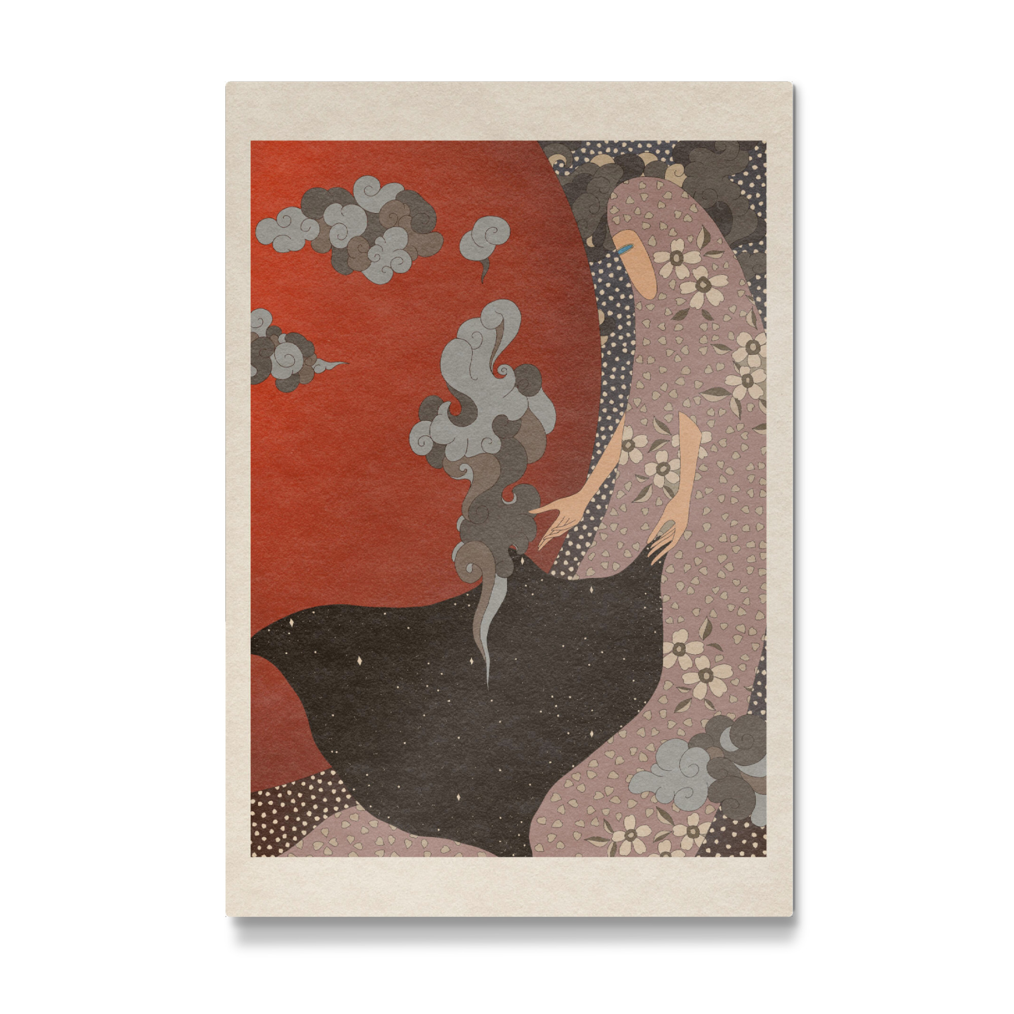 Galerie-Print "Pink Priest - Unwrapping Clouds" 75x50 cm artboxONE