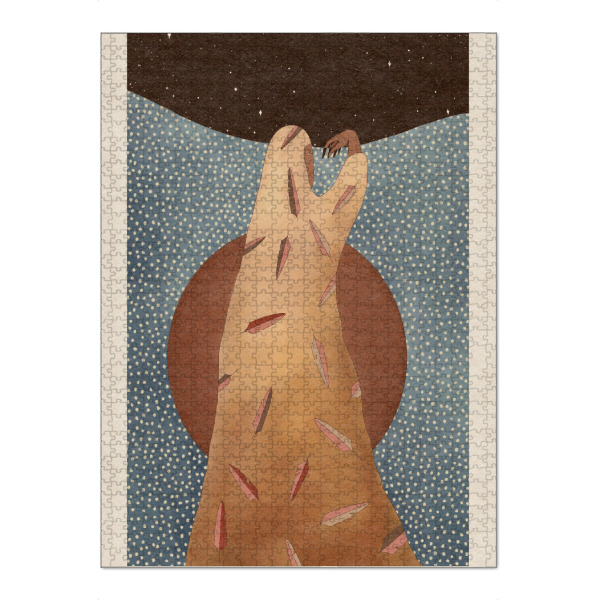 Puzzle Ravensburger "Pink Priest - Peaking" artboxONE - Comic,Menschen,Fiktion,Galaxy