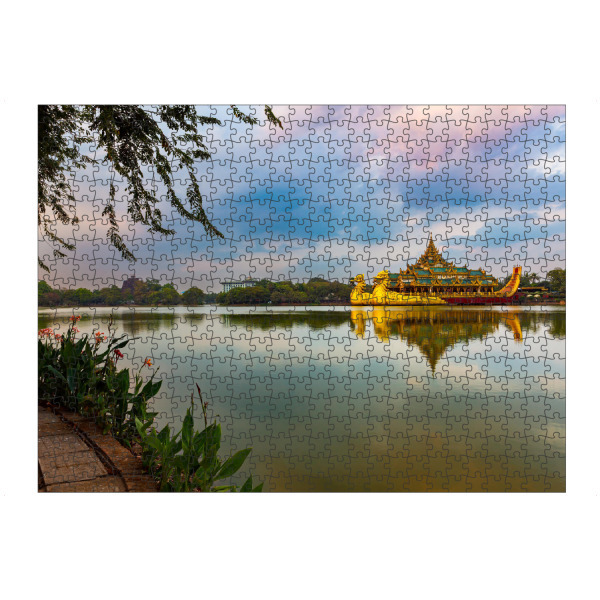 artboxONE Puzzle "Yangon die königliche Barke" artboxONE - Architektur