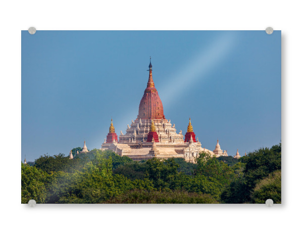 Acrylglasbild "Die große Pagode von Bagan" artboxONE - Architektur,Reise / Asien