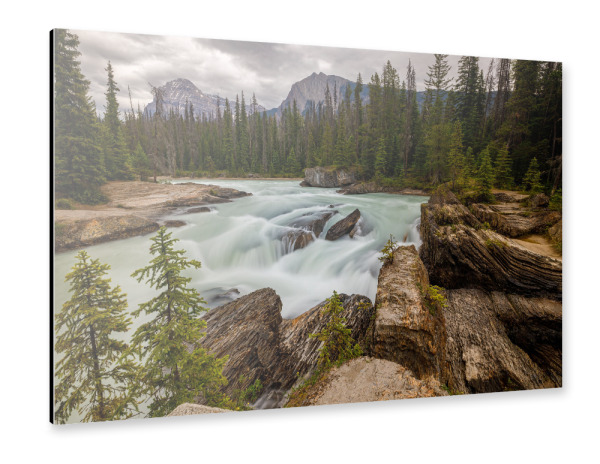 Alu-Dibond "Der Kicking Horse River in Kanada" 30x20 cm artboxONE