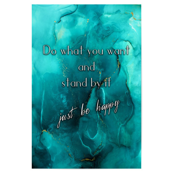 Poster "Steh dazu" artboxONE - Typografie,Menschen,Liebe