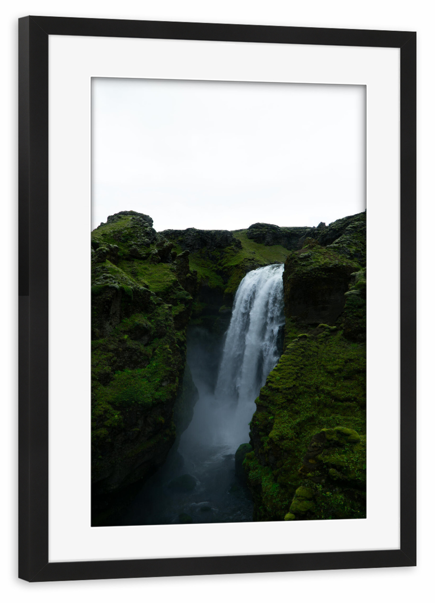 Poster mit Rahmen schwarz "Wasser und Erde" artboxONE - Natur,Reise,Reise / Länder