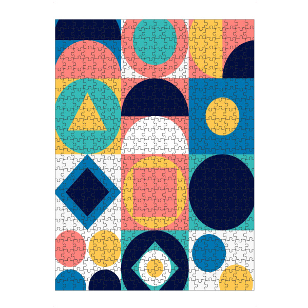 artboxONE Puzzle "Mescolanza C" artboxONE - Abstrakt,Geometrie - Flach,Geometrisch,Geometrisch,Geometrisch,Kreis,Modern - Bild flach