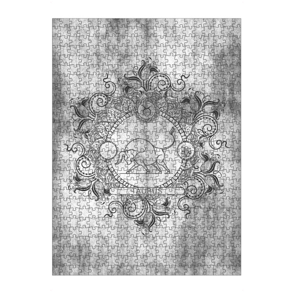 Puzzle Ravensburger "Tierkreis - Asche - Stier" artboxONE - Natur,Floral,Abstrakt