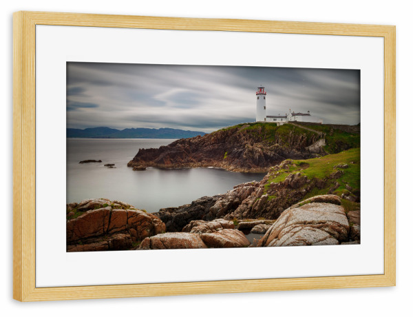 Poster mit Rahmen kiefer "Fanad Head in Irland" artboxONE - Natur,Architektur
