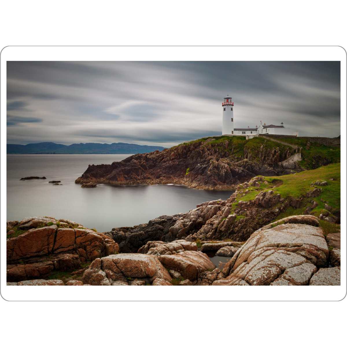 Tischset "Fanad Head in Irland" artboxONE - Natur,Architektur - Leuchtturm,Irland,Fanad head,Küste,Strand,Meer,Ozean,Felsen,Felsenküste,Donegal