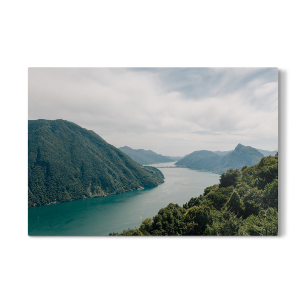 Galerie-Print "Luganer Bergpanorama" 30x20 cm artboxONE