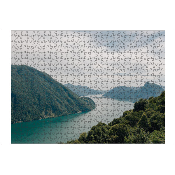Puzzle Ravensburger "Luganer Bergpanorama" artboxONE - Natur,Reise