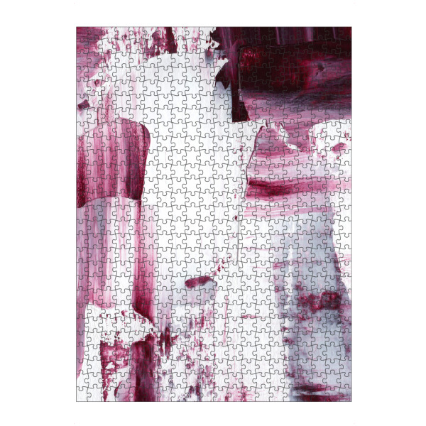 Puzzle Ravensburger "Paradox Texture" artboxONE - Abstrakt - Viva magenta,Magenta,Acryl,Textur,Abstrakt - Bild viva magenta