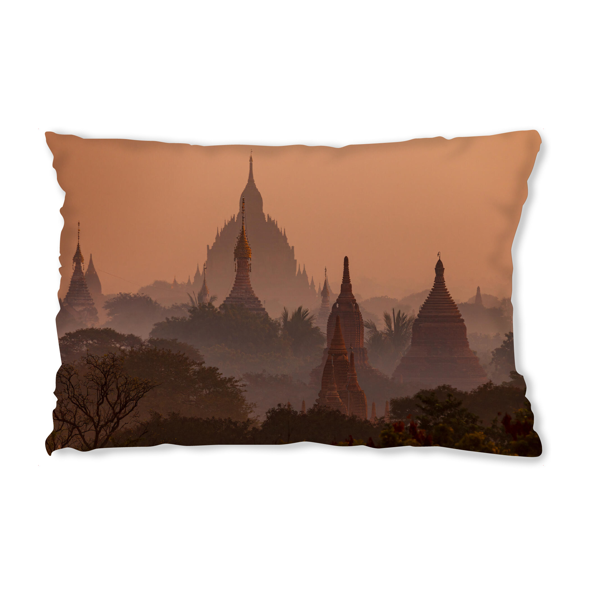 Design-Kissen "Mystisches Bagan" artboxONE - Natur,Reise,Architektur