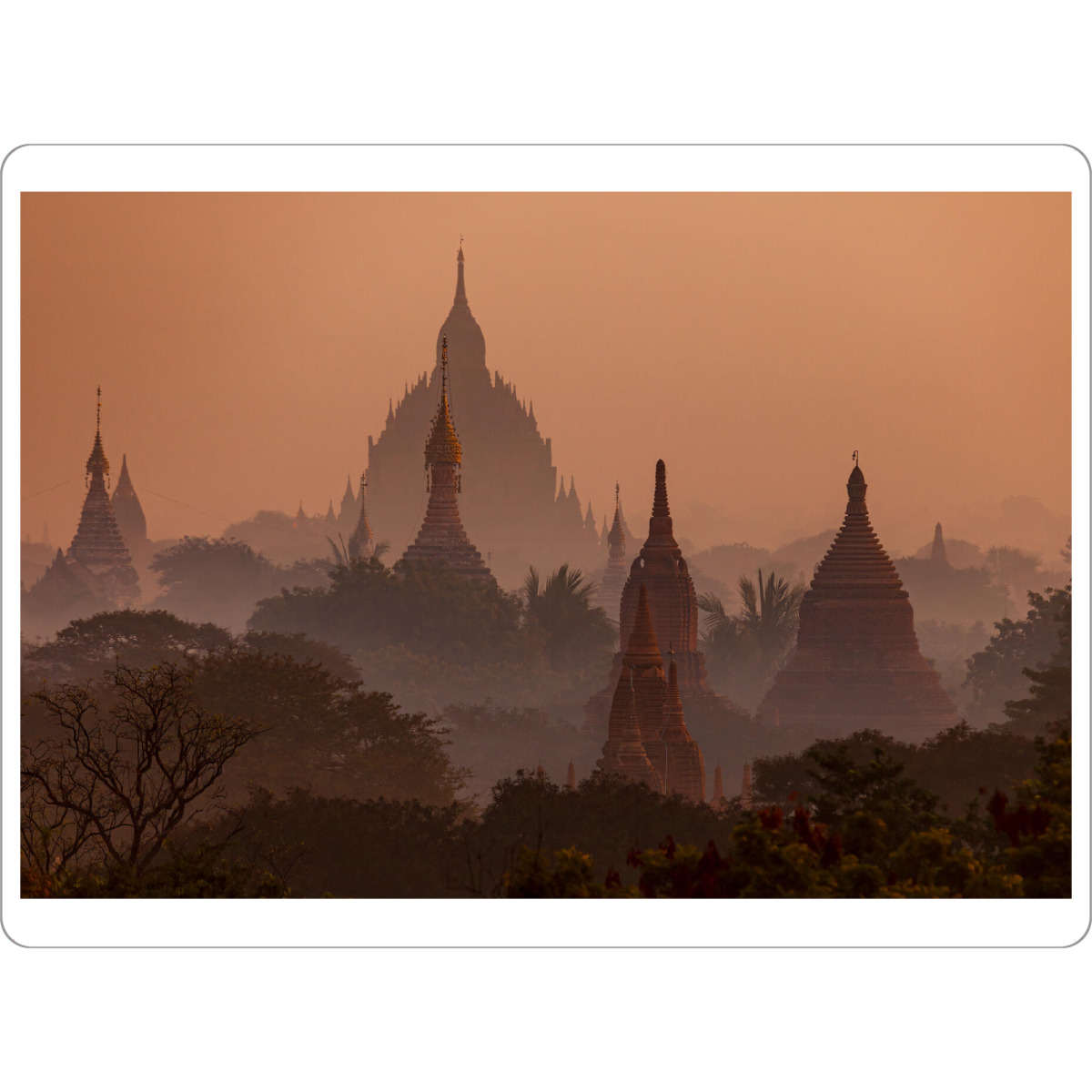 Tischset "Mystisches Bagan" artboxONE - Natur,Reise,Architektur