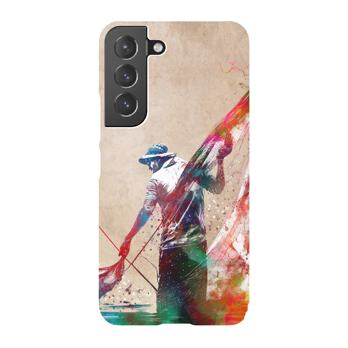 Samsung Galaxy "Fischerkunst" Premium-Case Handyhülle artboxONE