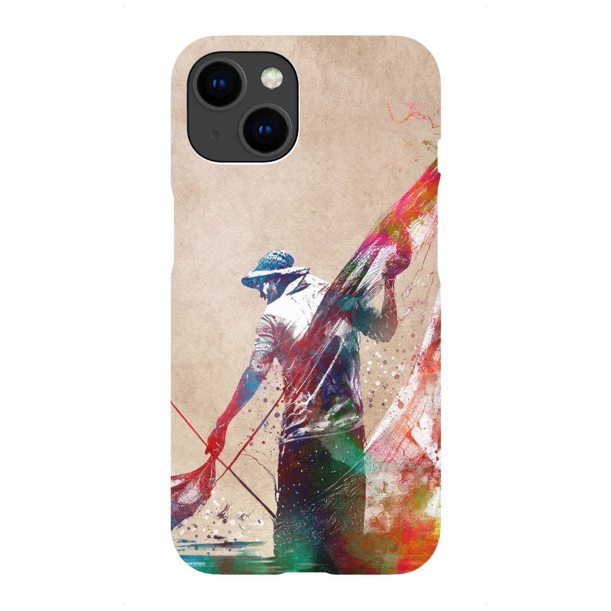 "Fischerkunst"für iPhone - Premium-Case Handyhülle artboxONE