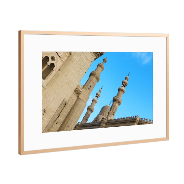 Poster mit Rahmen Kupfer "Moschee in Kairo, Ägypten" artboxONE - Reise,Architektur,Reise / Afrika,Reise / Länder
