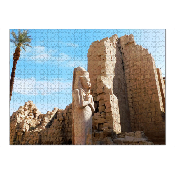 Puzzle Ravensburger "Temple of Karnak, Egypt" artboxONE - Reise,Architektur,Reise / Afrika,Reise / Länder