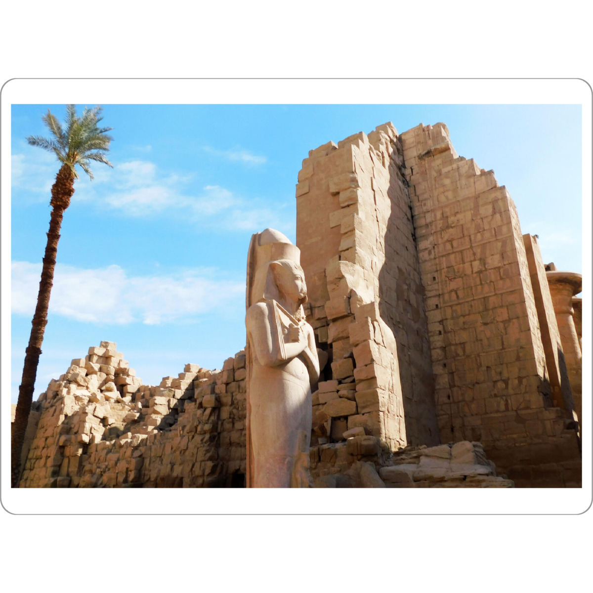 Tischset "Temple of Karnak, Egypt" artboxONE - Reise,Architektur,Reise / Afrika,Reise / Länder