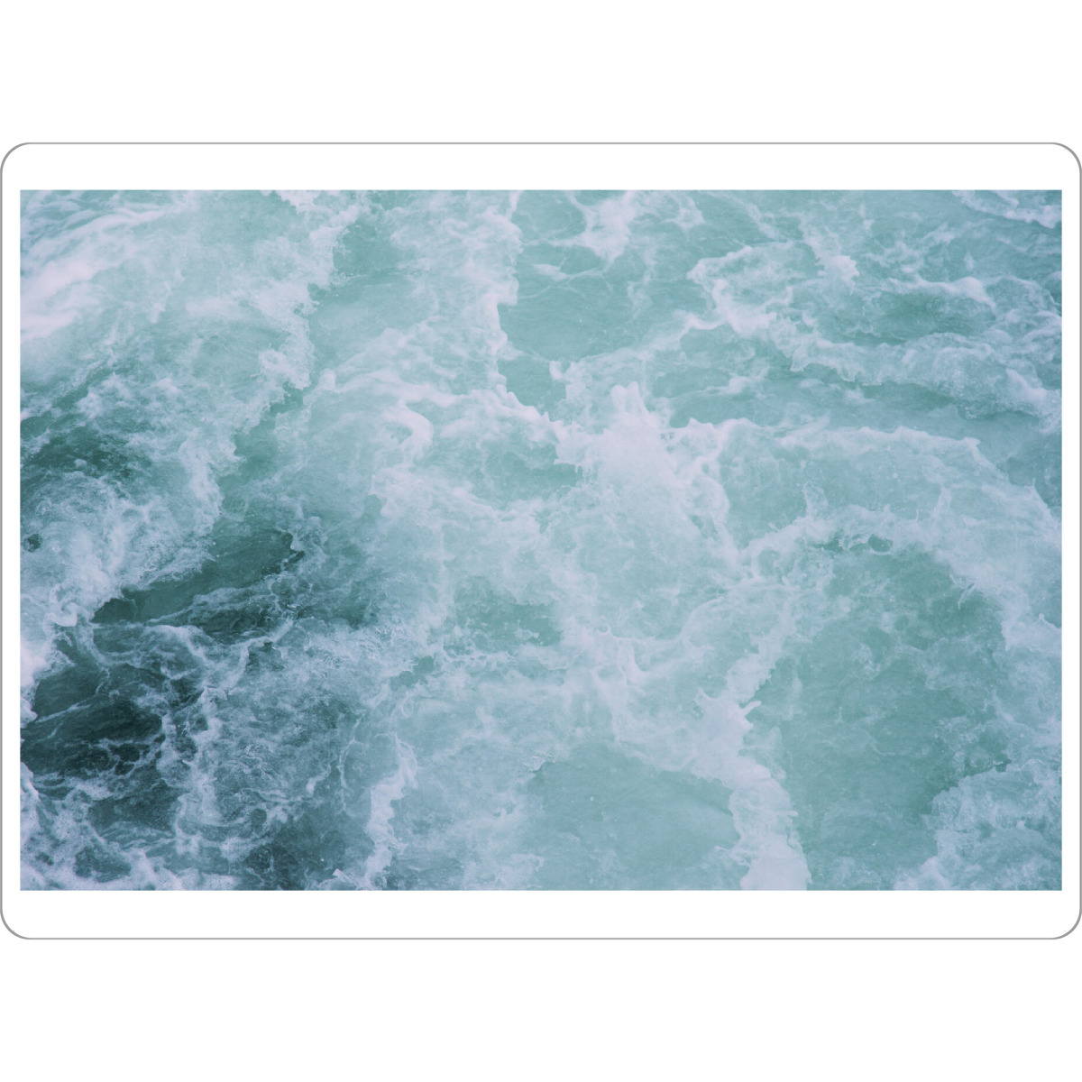 Tischset "Wellen der Nordsee" artboxONE - Natur,Abstrakt,Unterwasser