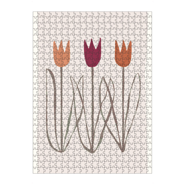 artboxONE Puzzle "Abstrakte bunte Tulpe" artboxONE - Natur,Abstrakt