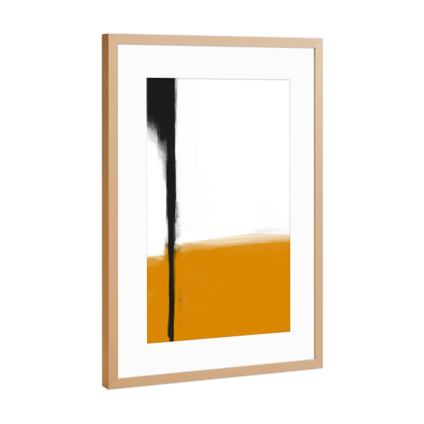 Poster mit Rahmen Kupfer "Normal" artboxONE - Abstrakt - Abstrakt,Textur,Kunstwerk,Innenarchitektur,Wanddekoration,Wohnkultur,Dekor,Malerei