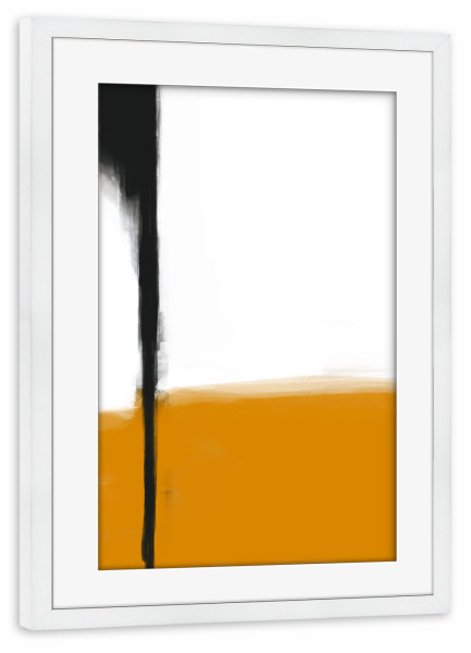 Poster mit Rahmen weiß "Normal" artboxONE - Abstrakt - Abstrakt,Textur,Kunstwerk,Innenarchitektur,Wanddekoration,Wohnkultur,Dekor,Malerei