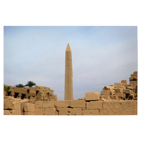 Poster "Obelisk in Karnak" artboxONE - Reise,Architektur,Reise / Afrika,Reise / Länder