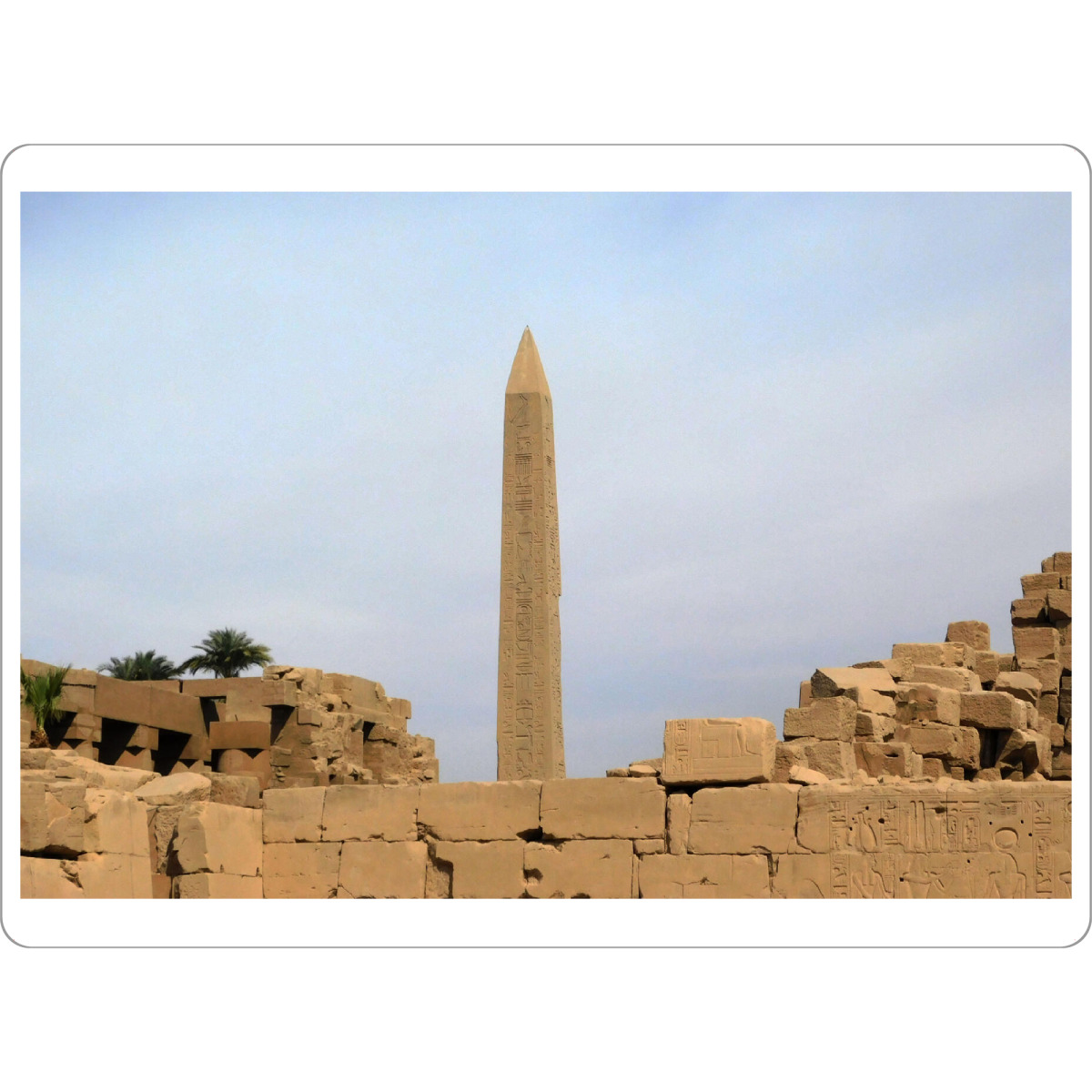 Tischset "Obelisk in Karnak" artboxONE - Reise,Architektur,Reise / Afrika,Reise / Länder