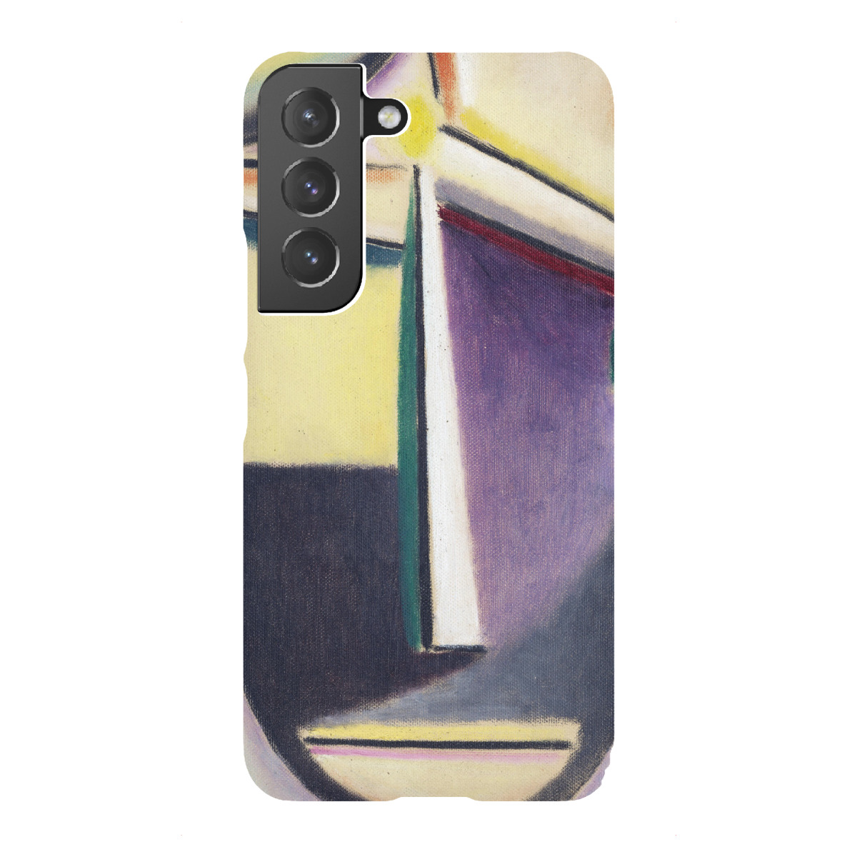 "Jawlensky - Abstract Head Purple"für Samsung Galaxy - Premium-Case Handyhülle artboxONE