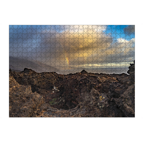 Puzzle Ravensburger "Regenbogen Punta de la Orchilla" artboxONE - Natur,Reise