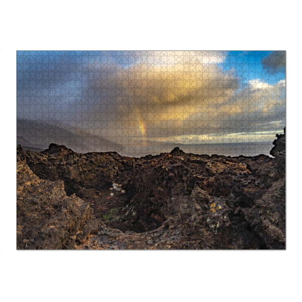 Puzzle Ravensburger "Regenbogen Punta de la Orchilla" artboxONE - Natur,Reise