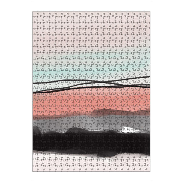 Puzzle Ravensburger "01 Horizont" artboxONE - Abstrakt - Abstrakt,Textur,Kunstwerk,Innenarchitektur,Wanddekoration,Wohnkultur,Dekor,Malerei