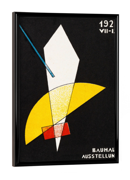 Poster mit schwarzem Rahmen "Bauhaus - Weimar No. Uno" artboxONE - Typografie,Abstrakt