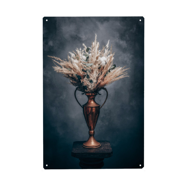 Holzbild "Trockenblumen Diva" artboxONE - Natur,Floral
