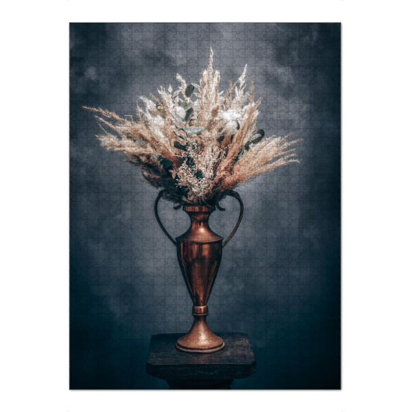 Puzzle Ravensburger "Trockenblumen Diva" artboxONE - Natur,Floral