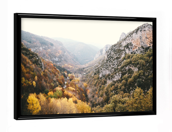 Poster mit schwarzem Rahmen "Herbst in Nordspanien" artboxONE - Natur,Reise,Reise / Länder - Herbst,Spanien,Berge,Färben,Herbstfarben,Moody