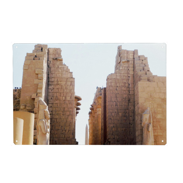 Holzbild "Tempel von Karnak, Luxor" artboxONE - Reise,Reise / Afrika,Reise / Länder