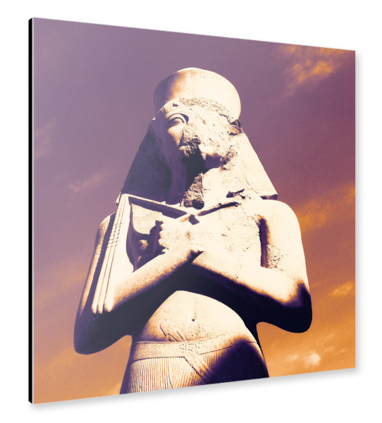 Alu-Dibond "Ramses II mood" 30x30 cm artboxONE