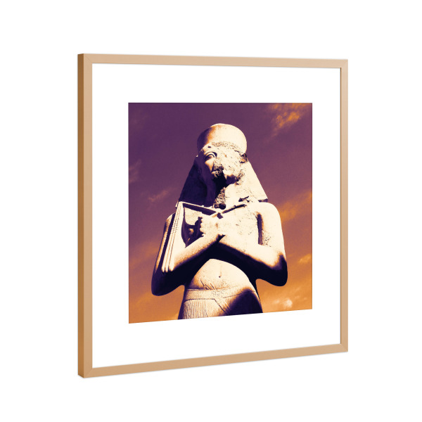 Poster mit Rahmen Kupfer "Ramses II mood" artboxONE - Reise,Reise / Afrika,Reise / Länder