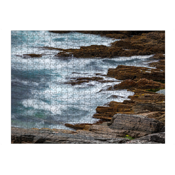 artboxONE Puzzle "Felsenküste" artboxONE - Natur - Küste,Riff,Kliff,Meer,Ozean,Wellen,Irland,Felsenküste,Strand,Atlantik - Bild küste