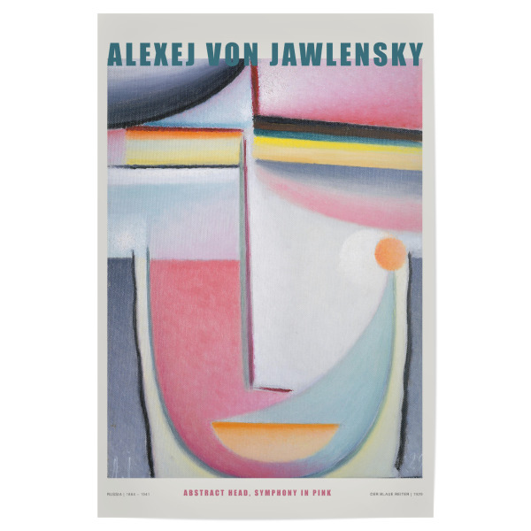 Poster "Jawlensky - Symphony in Pink" artboxONE - Abstrakt,Menschen