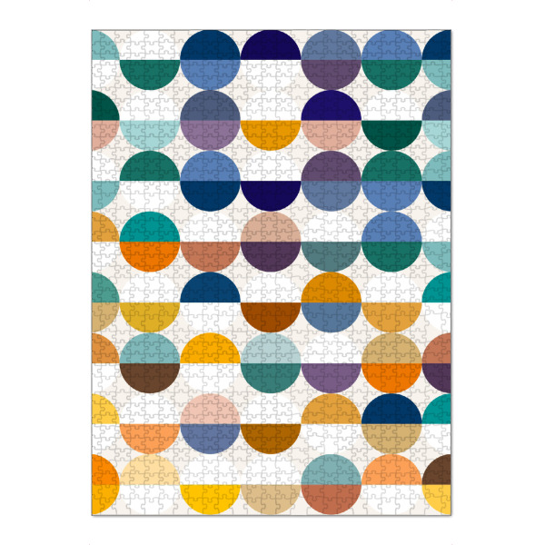 Puzzle Ravensburger "Moderne Retro geometrik" artboxONE - Abstrakt,Geometrie