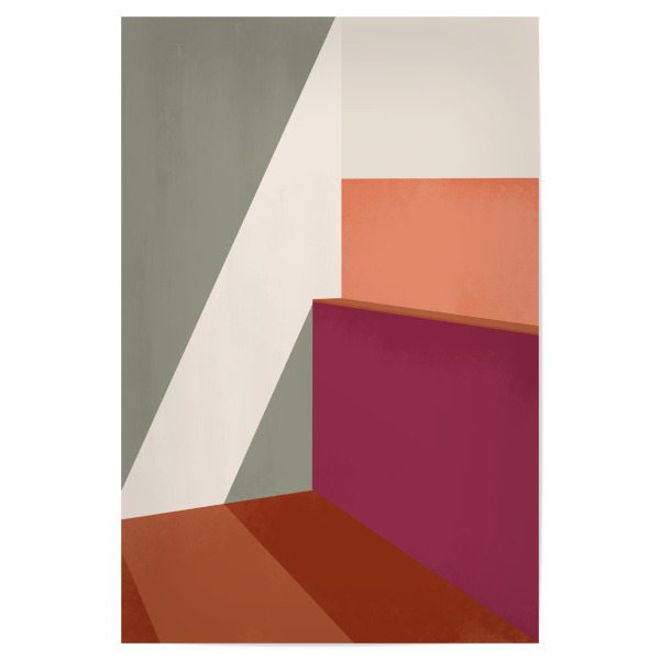Poster 30x20 cm "Abstrakt Geometrischerer Colorful" artboxONE - Abstrakt,Geometrie
