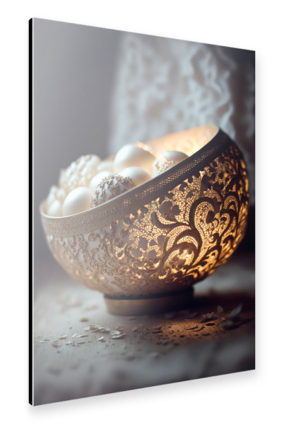 Alu-Dibond "The Glowing Bowl" 30x20 cm artboxONE