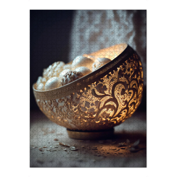 Puzzle Ravensburger "The Glowing Bowl" artboxONE - Für Mama
