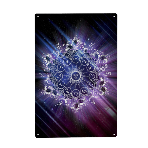 Holzbild "Sternzeichen - Universum - Alle" artboxONE - Natur,Floral,Abstrakt,Galaxy