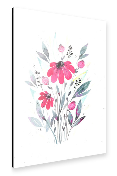 Alu-Dibond "Esther Meinl - Pink Gerbera" 30x20 cm artboxONE