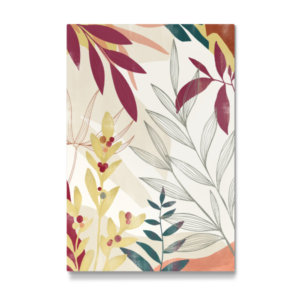 Galerie-Print "Abstrakte Pflanzen bunt" 30x20 cm artboxONE