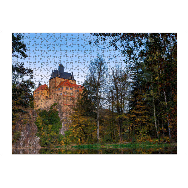 artboxONE Puzzle "Der Kriebstein" artboxONE - Architektur - Kriebstein,Burg,Ritterburg,Sachsen,Zschopau,Burg kriebstein,Deutschland